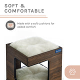Escher Cat Tree 23.5'' In Dark Walnut