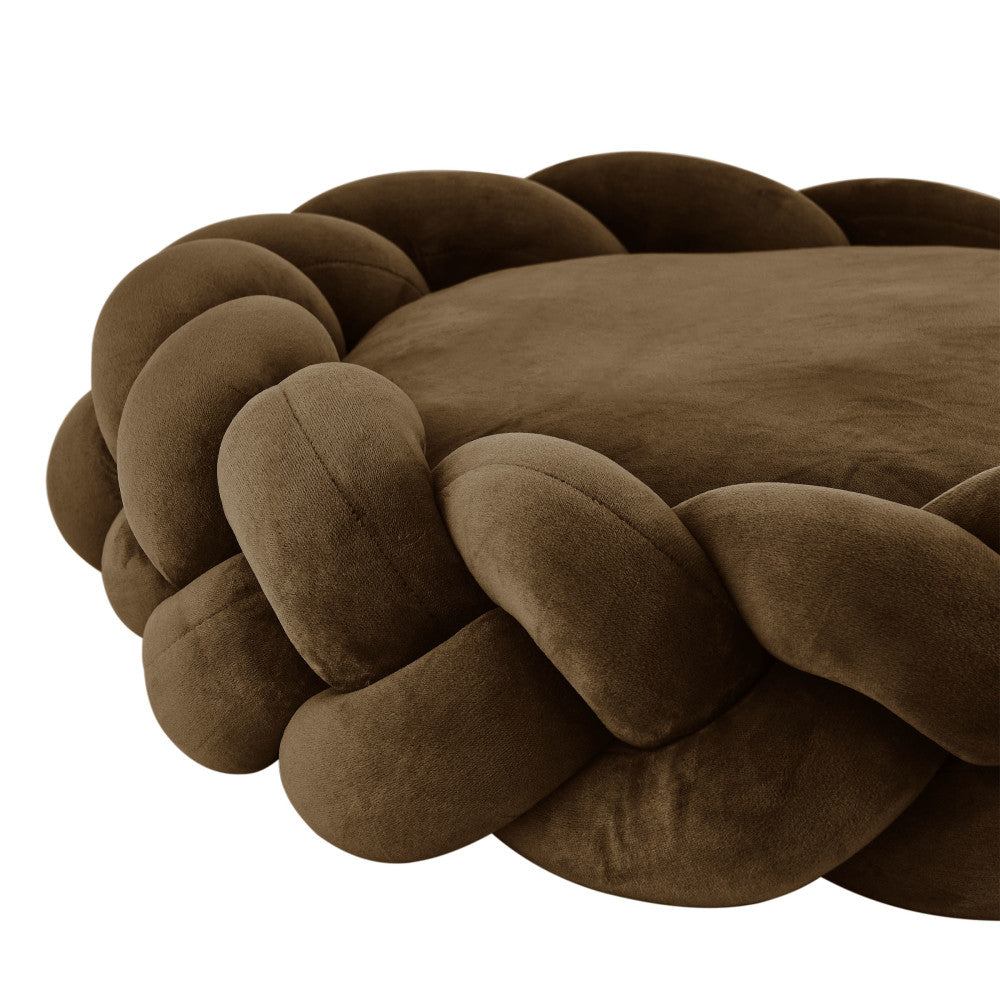 Ivy 27'' Dog Bed In Brown