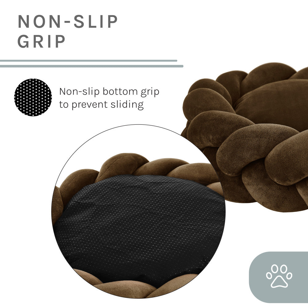 Ivy 20'' Dog Bed In Brown