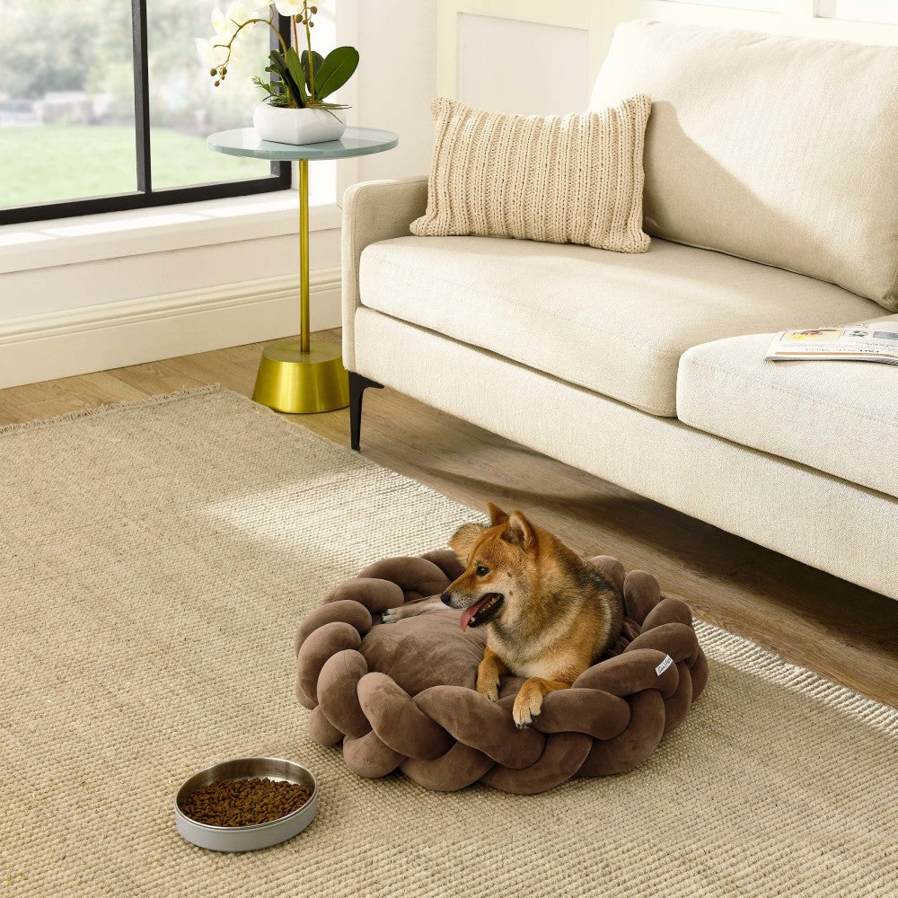 Ivy 20'' Dog Bed In Brown