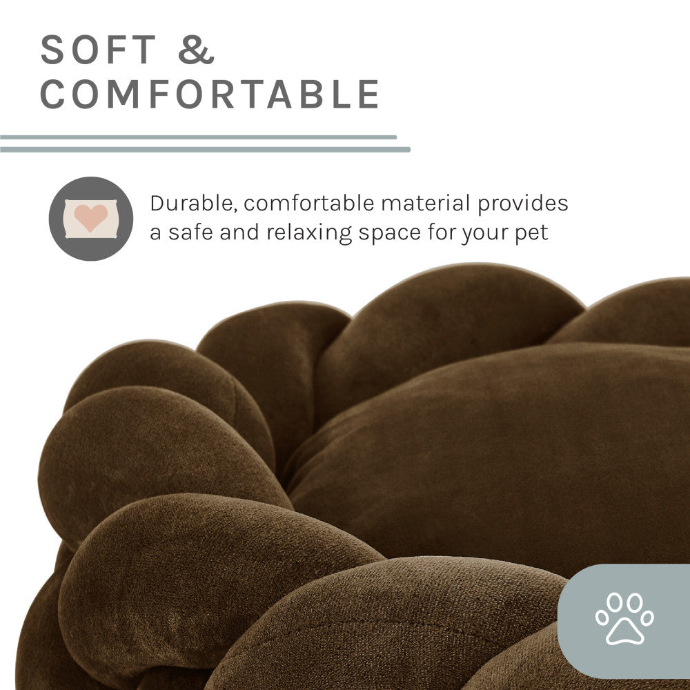 Ivy 20'' Dog Bed In Brown