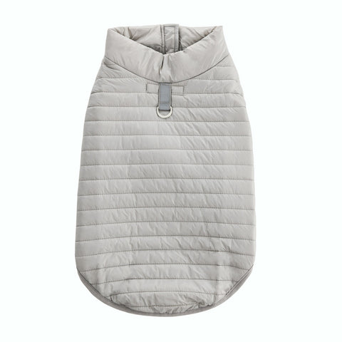 Monty Puffer Jacket In Silver / Size:Large