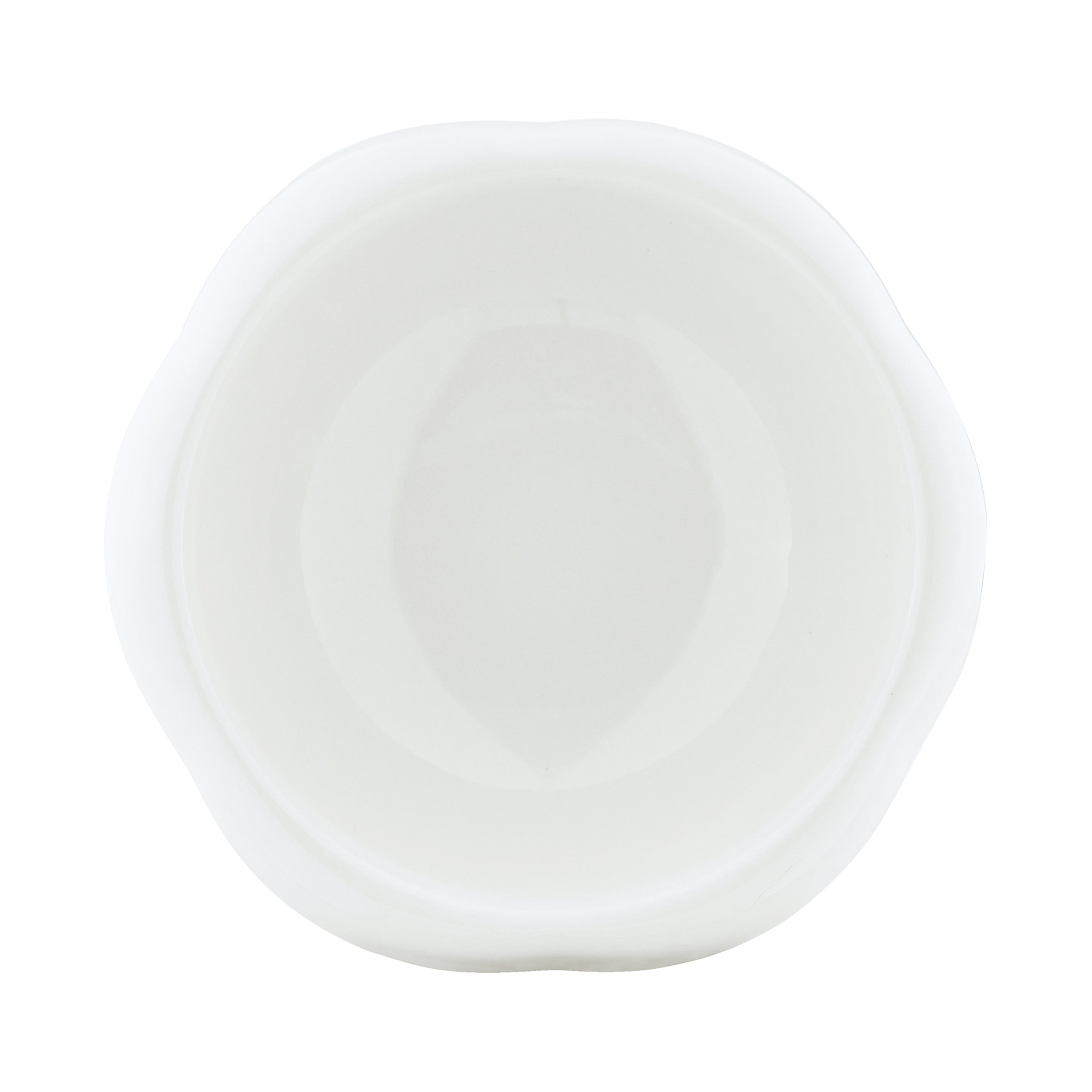 Sam's Pets Tall Tulip 2.0 Pet Bowl in Glossy White