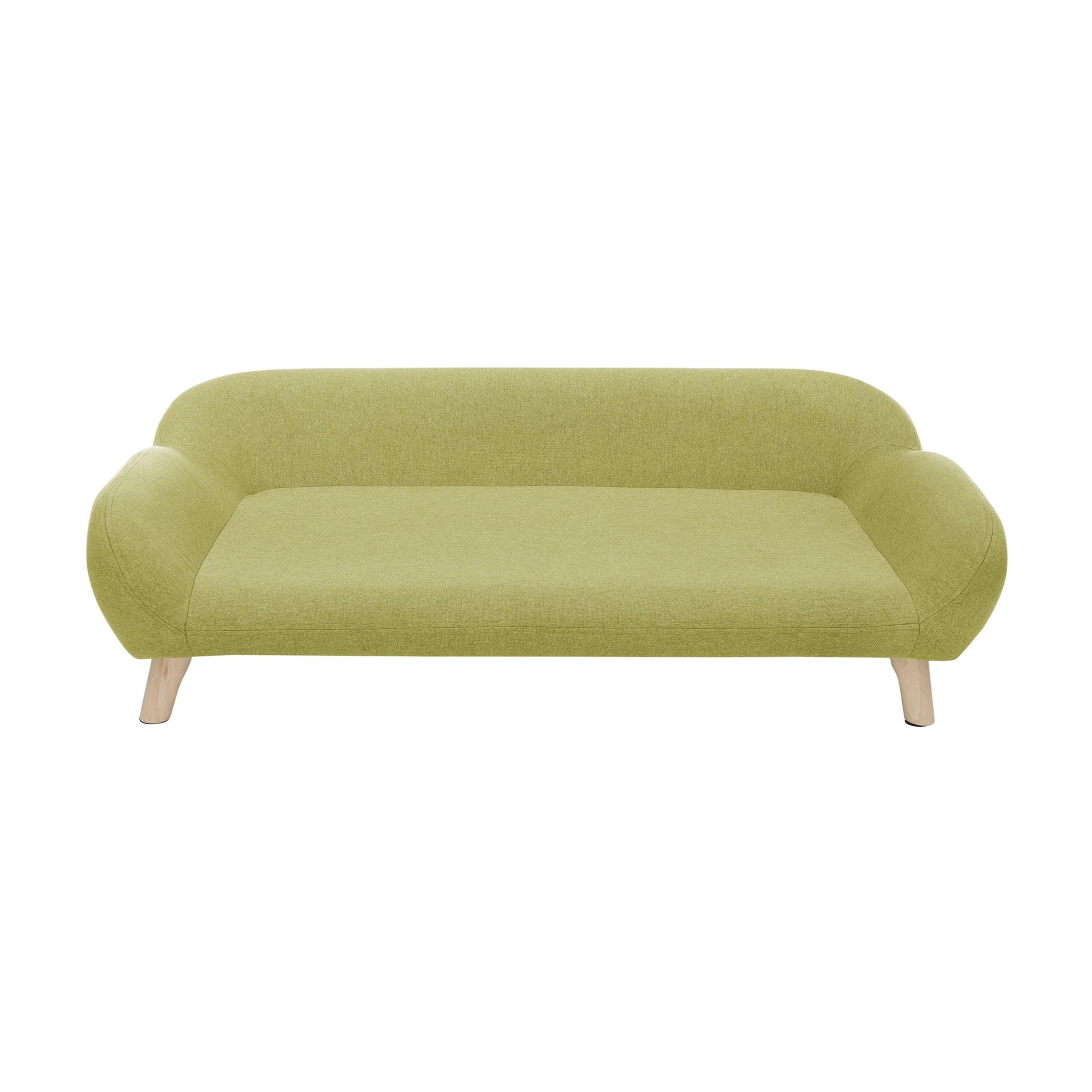 Sam's Pets Akkeri 39" Linen Couch In Olive Green
