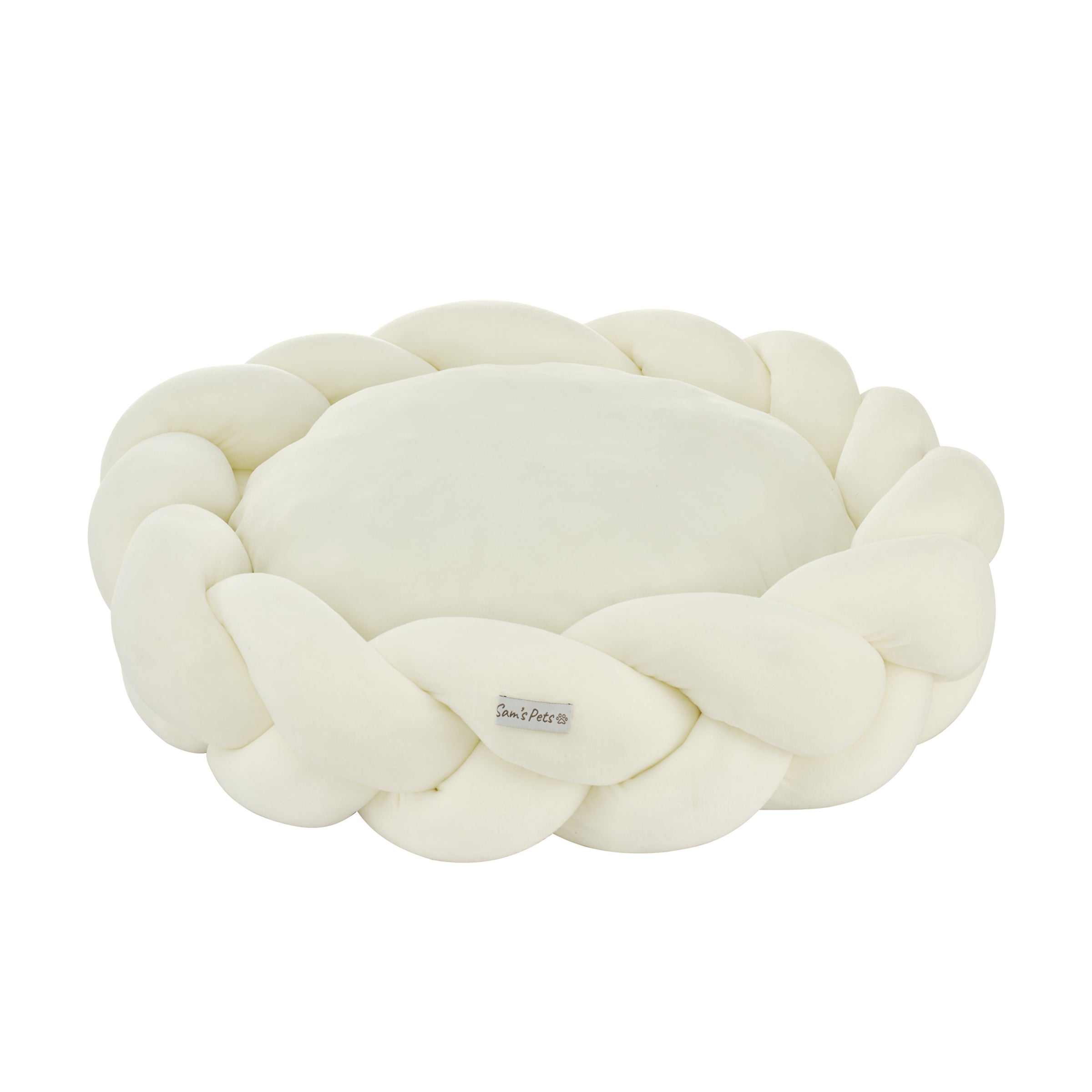 Sam's Pets Ivy 20'' Dog Bed in White