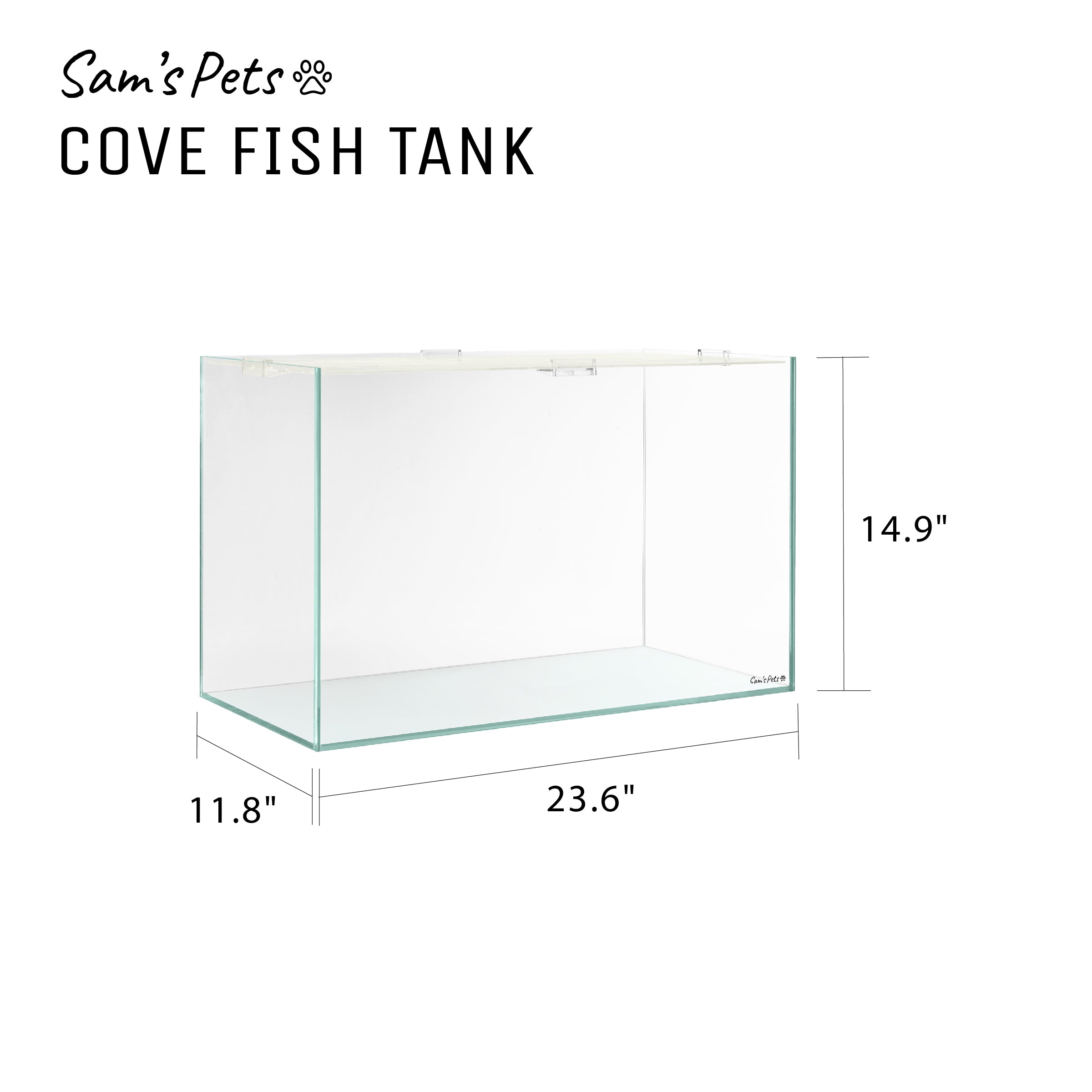 Sam's Pets Cove 18 Gallon Fish Tank