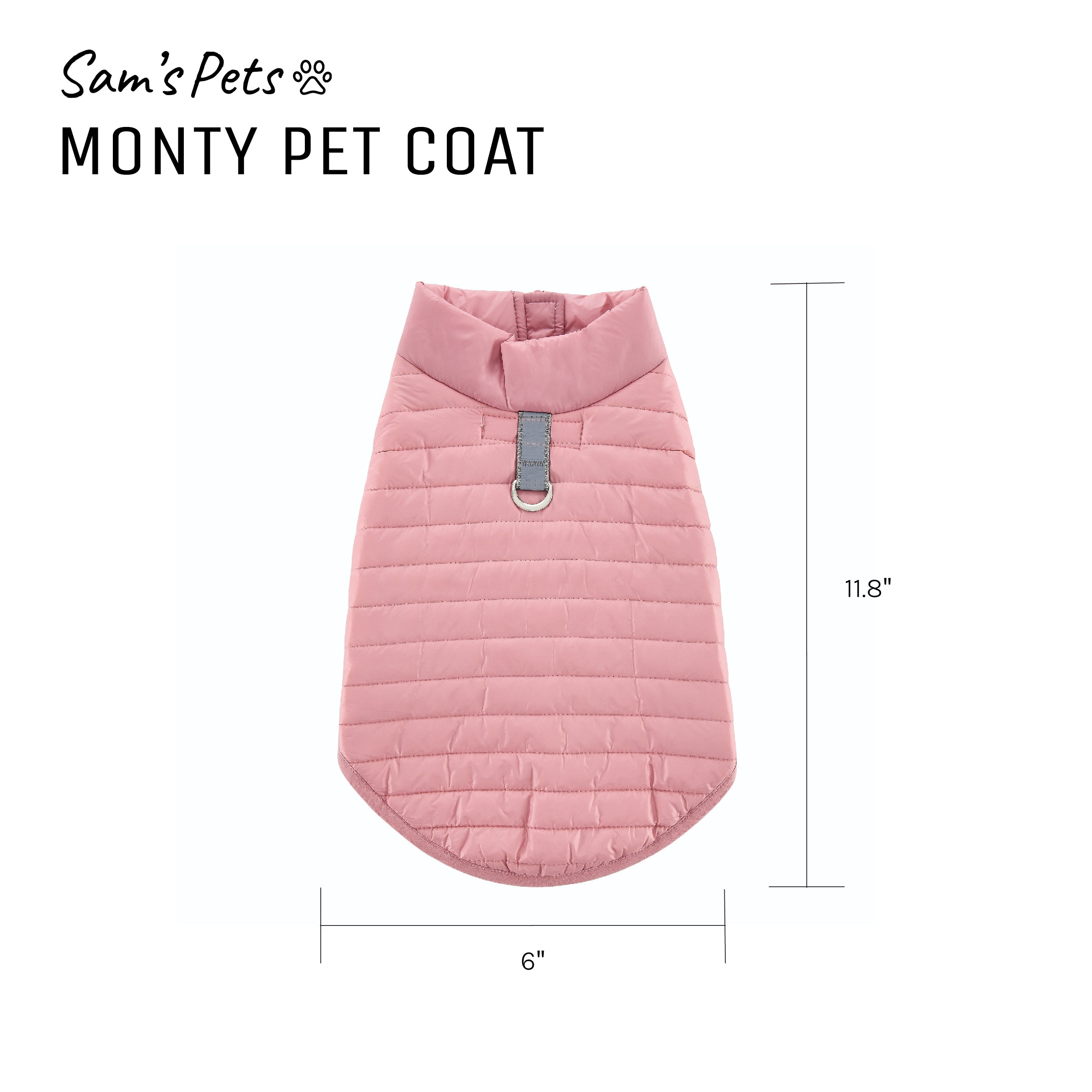 Monty Puffer Jacket In Pink / Size:Medium