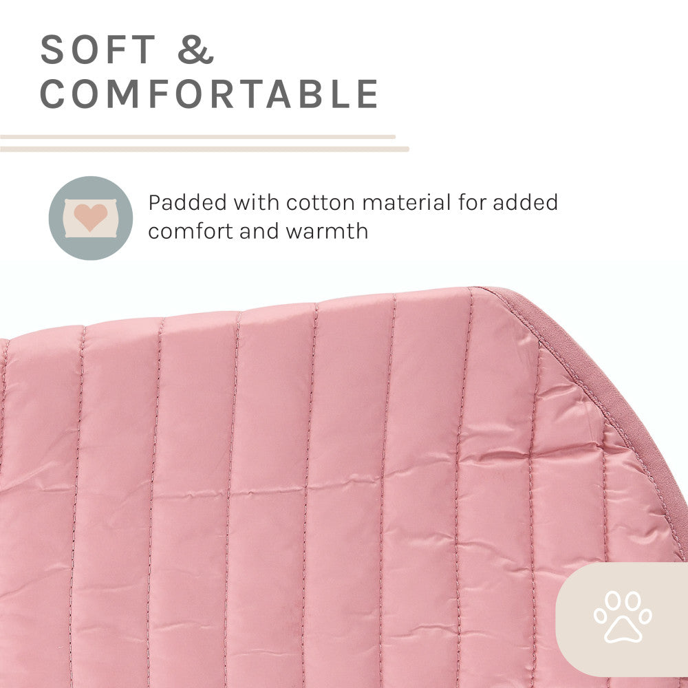Monty Puffer Jacket In Pink / Size:Large
