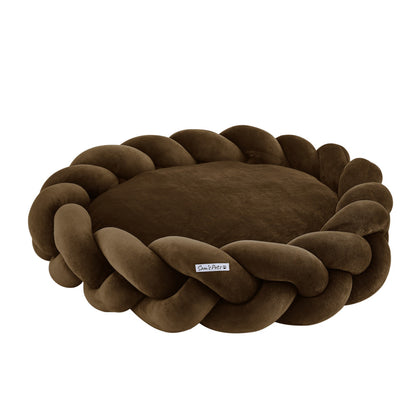 Ivy 27'' Dog Bed In Brown