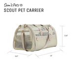 Scout 19'' Dog & Cat Carrier Bag Beige