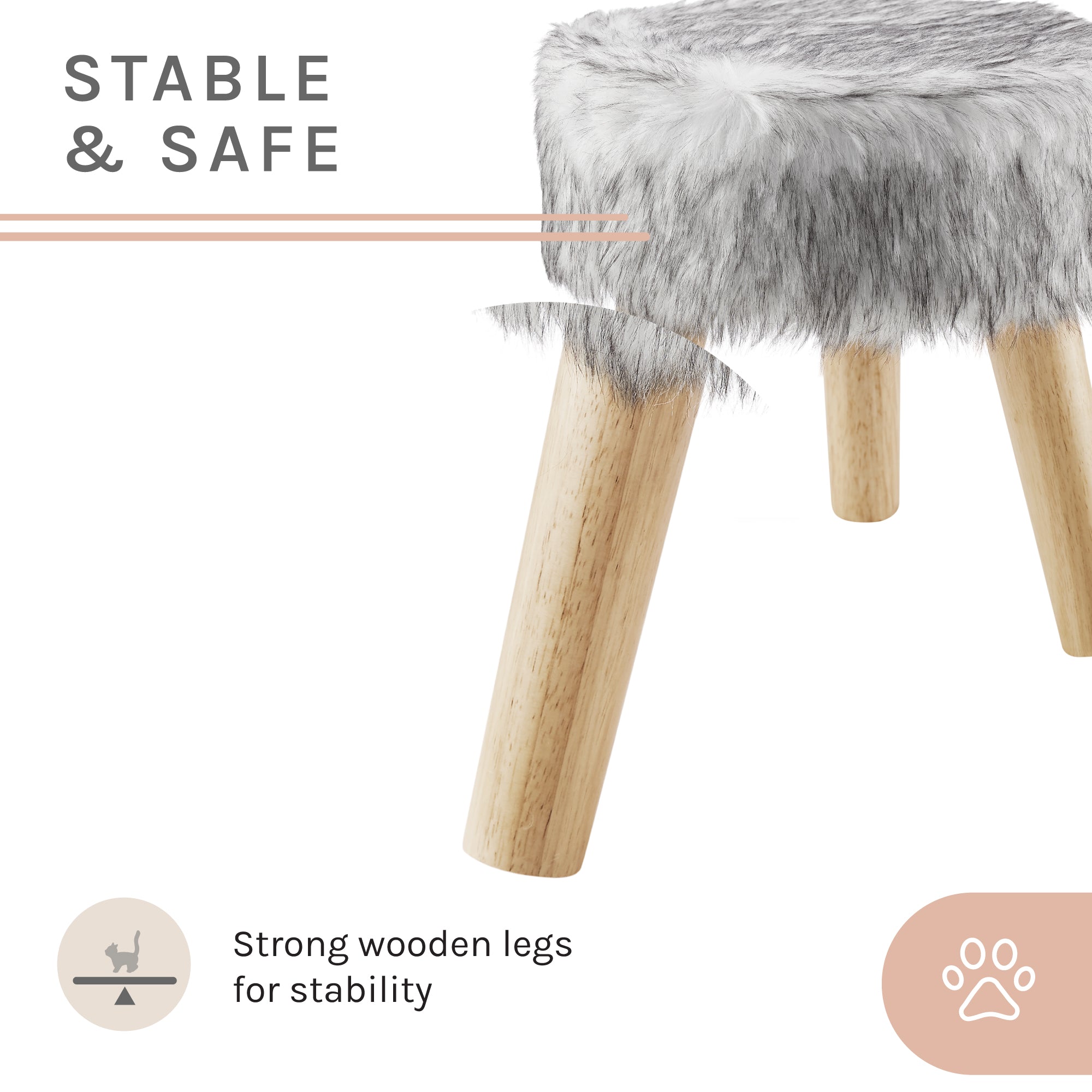 Chauncy® 13" White Cat Tree