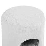 White Cat Tree Cylinder