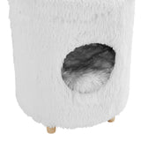 White Cat Tree Cylinder