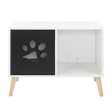 Black and White Cat Tree End Table
