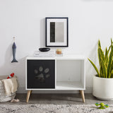 Convertible® 22" Black and White Cat Tree End Table