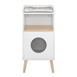 White Cat Tree Bookshelf