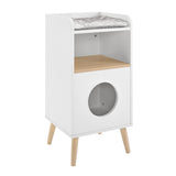 White Cat Tree Bookshelf