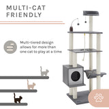 Tyrone® 70 inch Gray Cat Tree