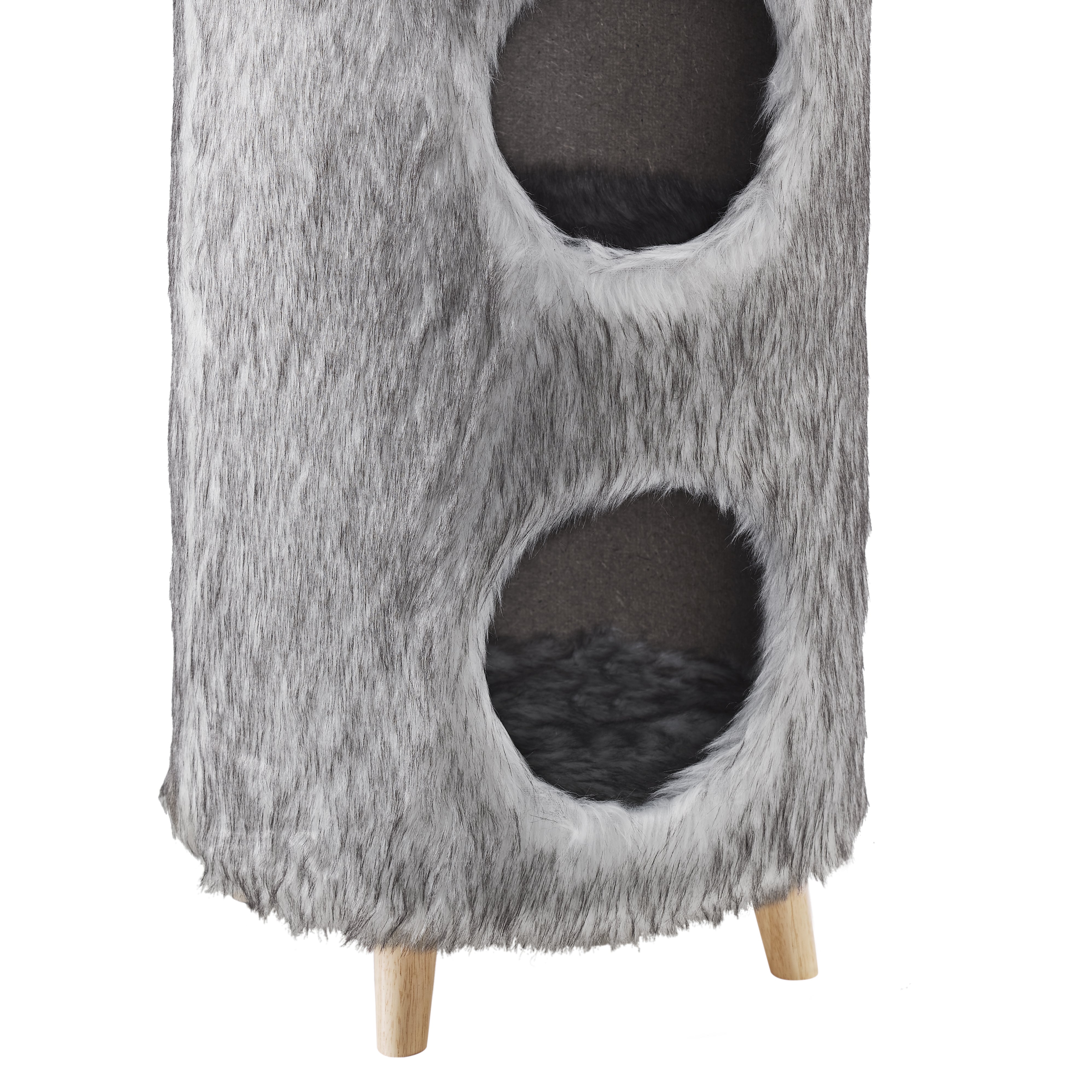 Gray Cat Tree Cylinder