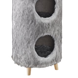 Gray Cat Tree Cylinder