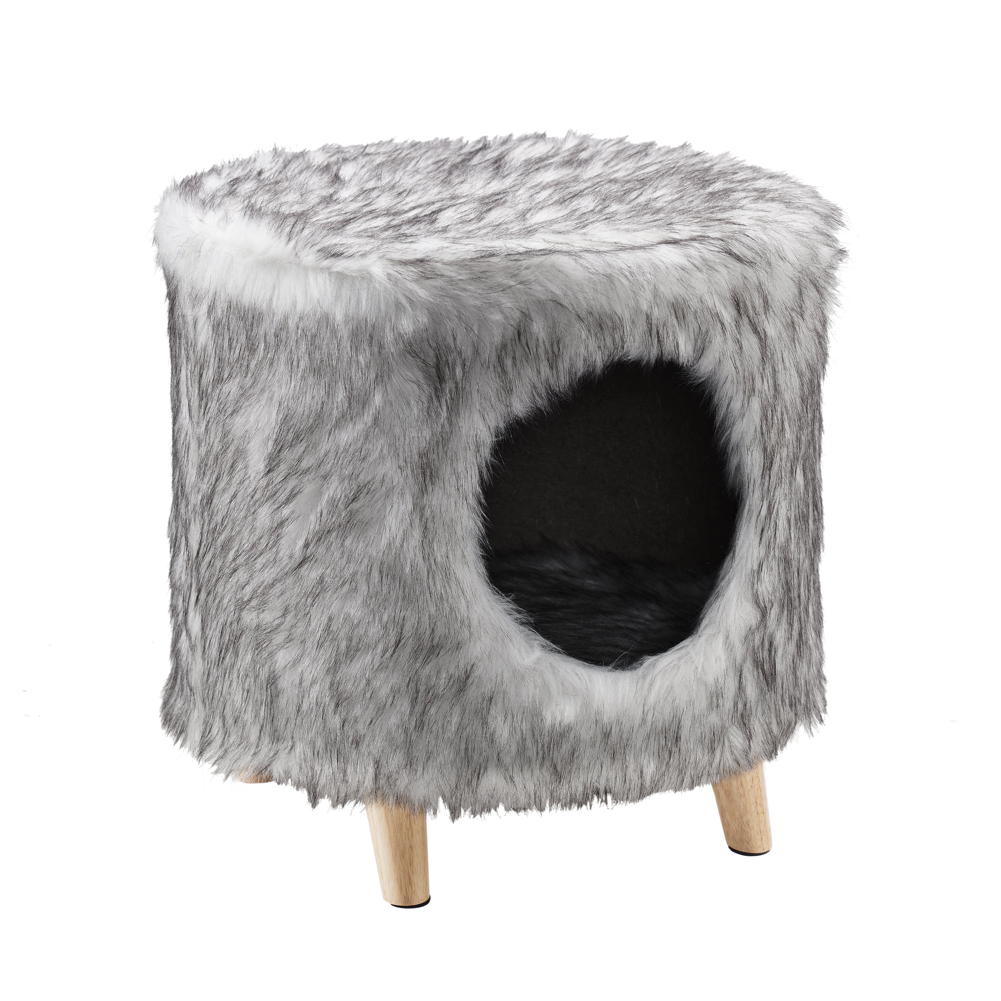 Gray Cat Tree Cylinder