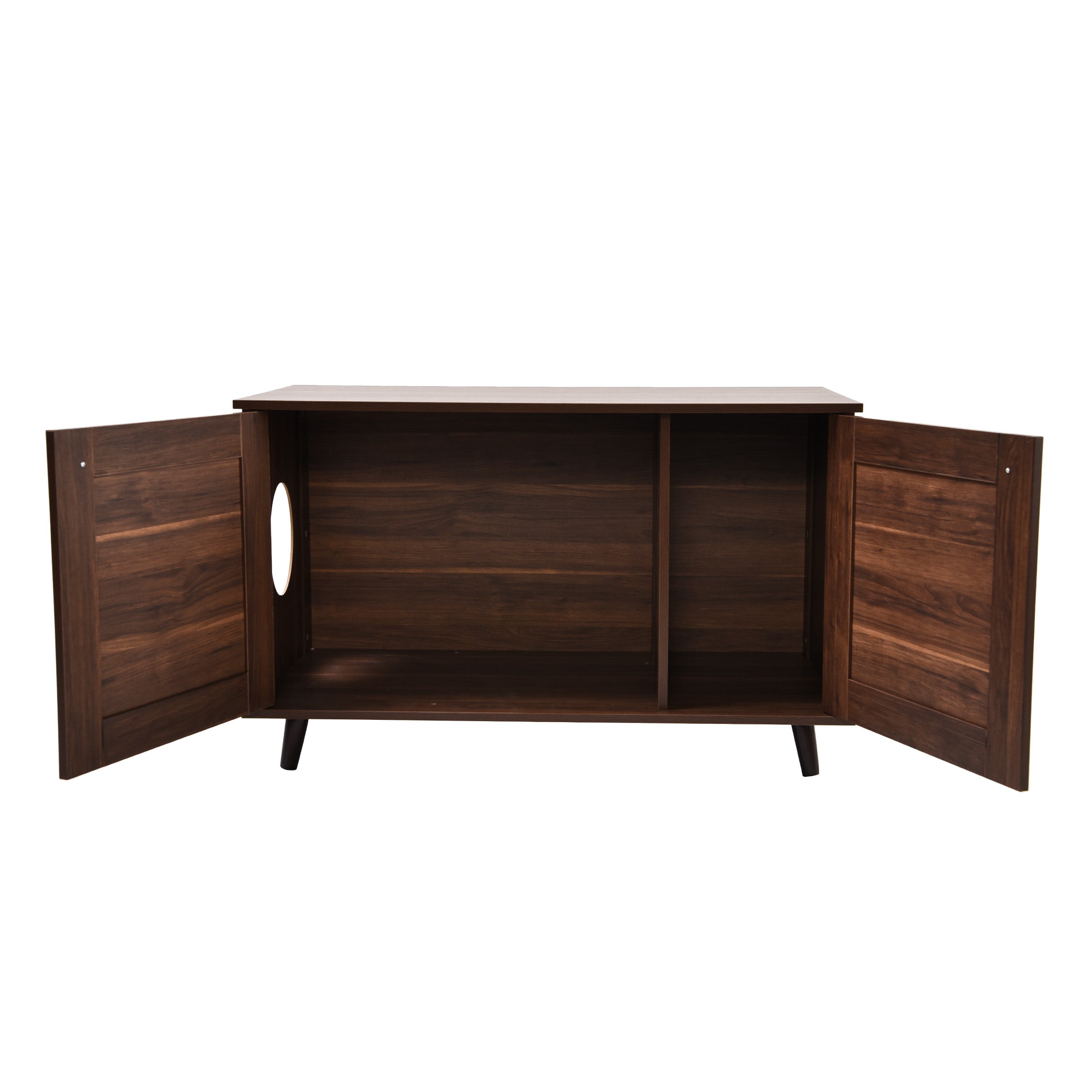 Becky 24.5" Brown Cat Tree End Table