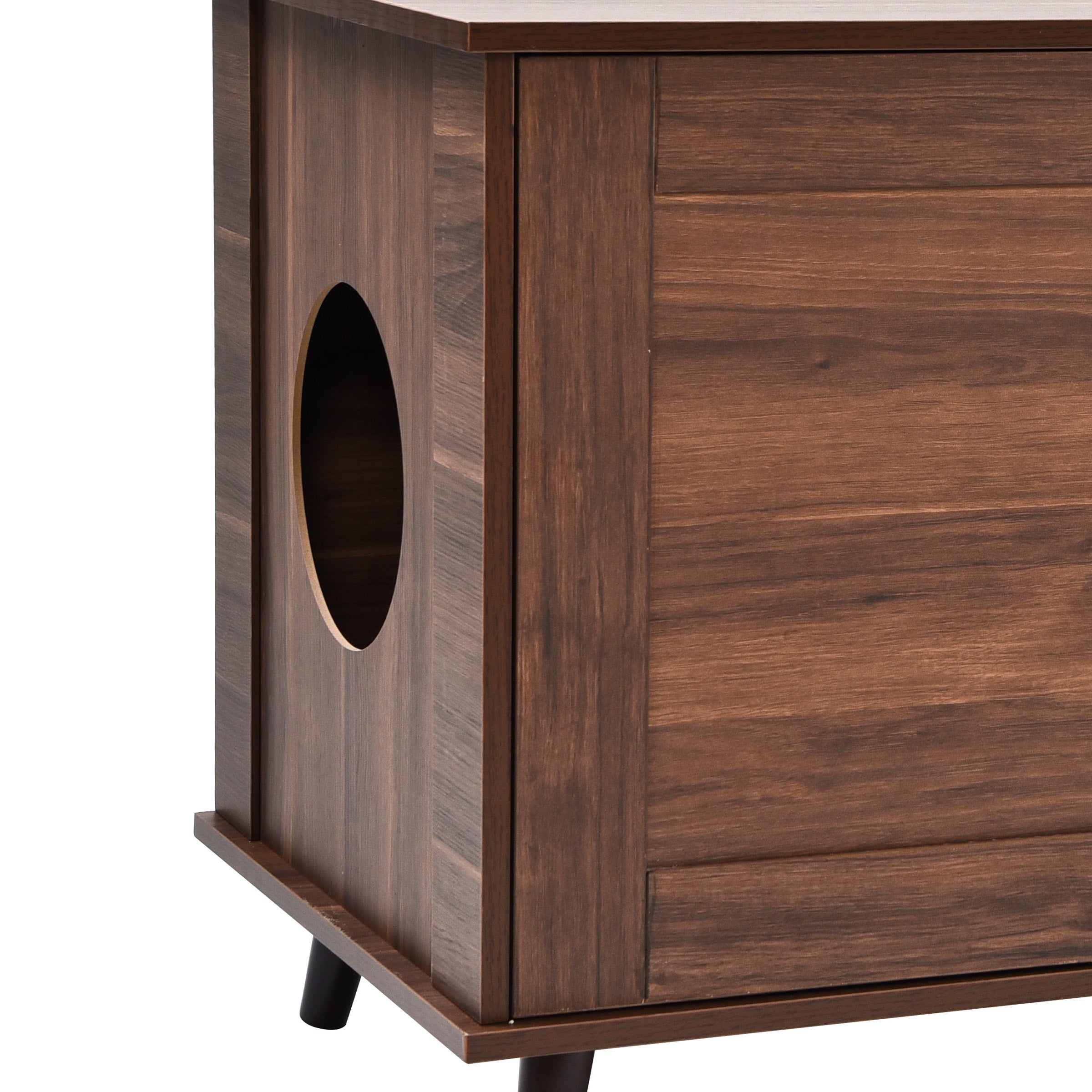 Becky 24.5" Brown Cat Tree End Table