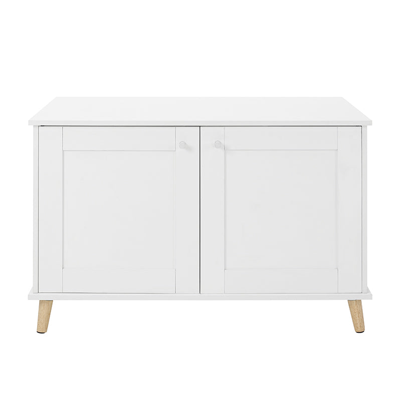 White Cat Tree End Table