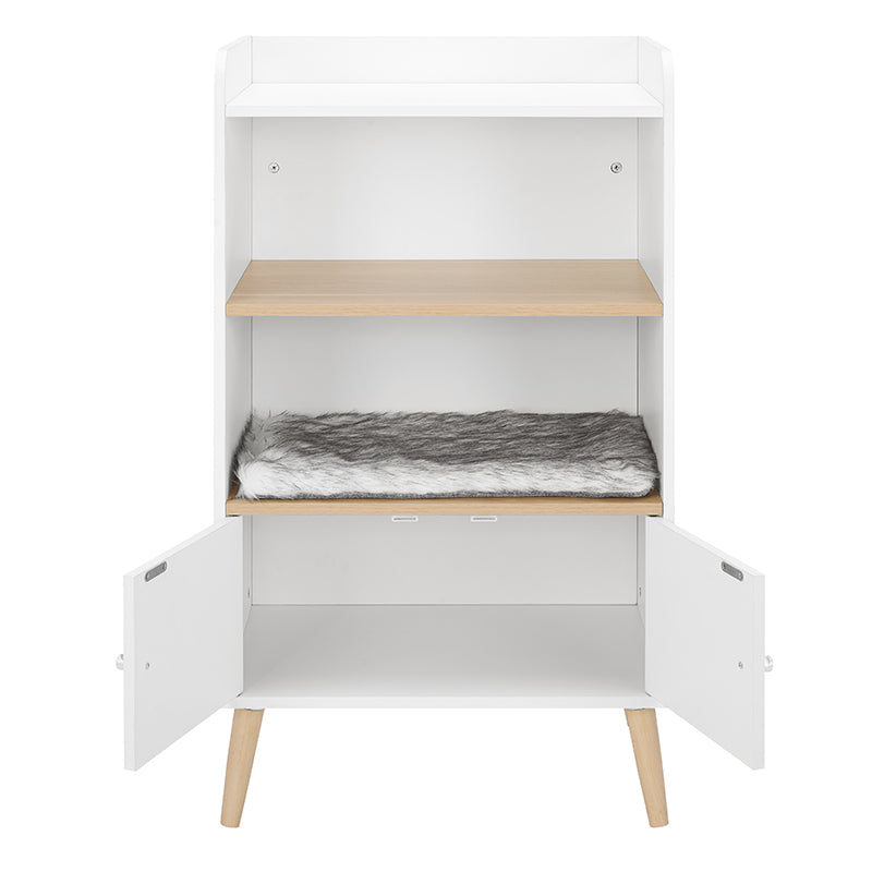 White Cat Tree Bookshelf