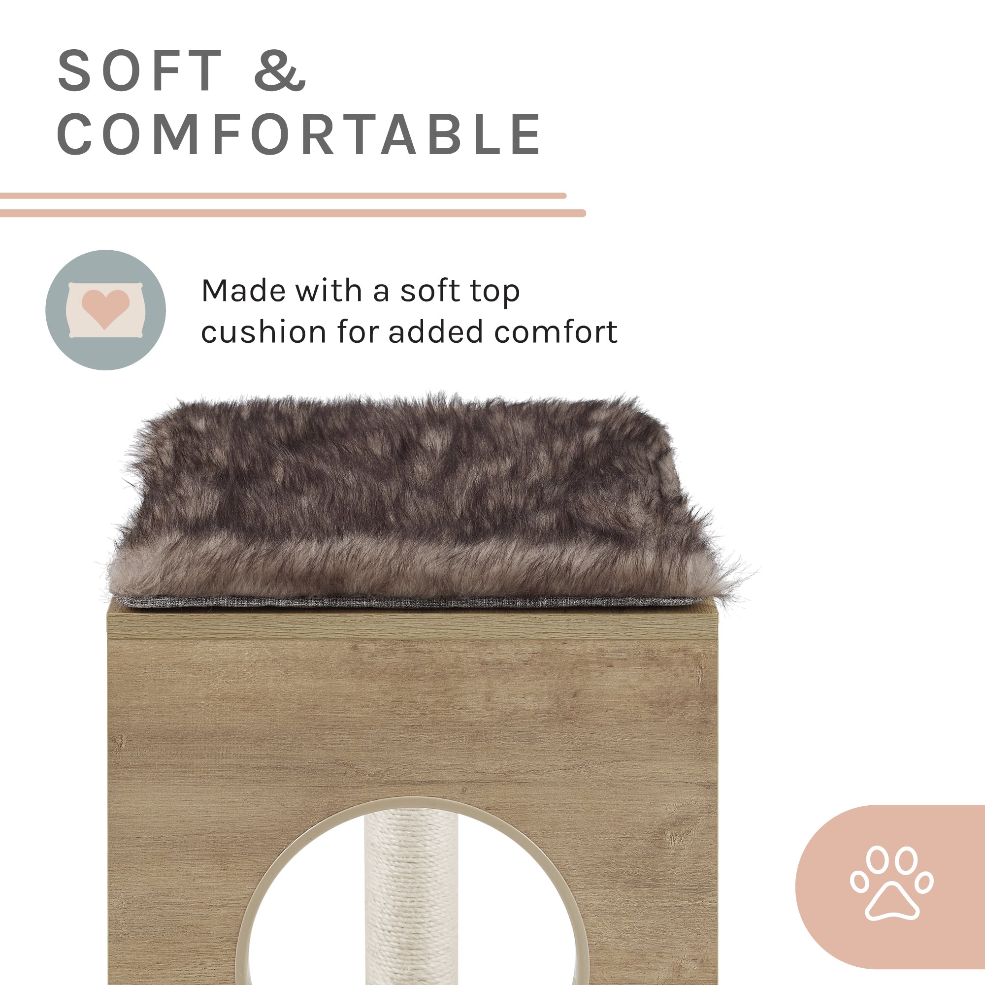 Sheree® 17" Light Brown Cat Tree
