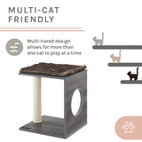 Sheree® 17" Gray Brown Cat Tree