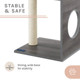 Sheree® 17" Gray Brown Cat Tree