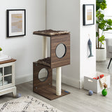 Sheree® 34" Dark Brown Cat Tree