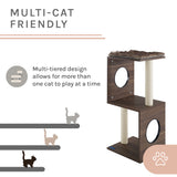 Sheree® 34" Dark Brown Cat Tree