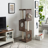 Sheree®50" Dark Brown Cat Tree