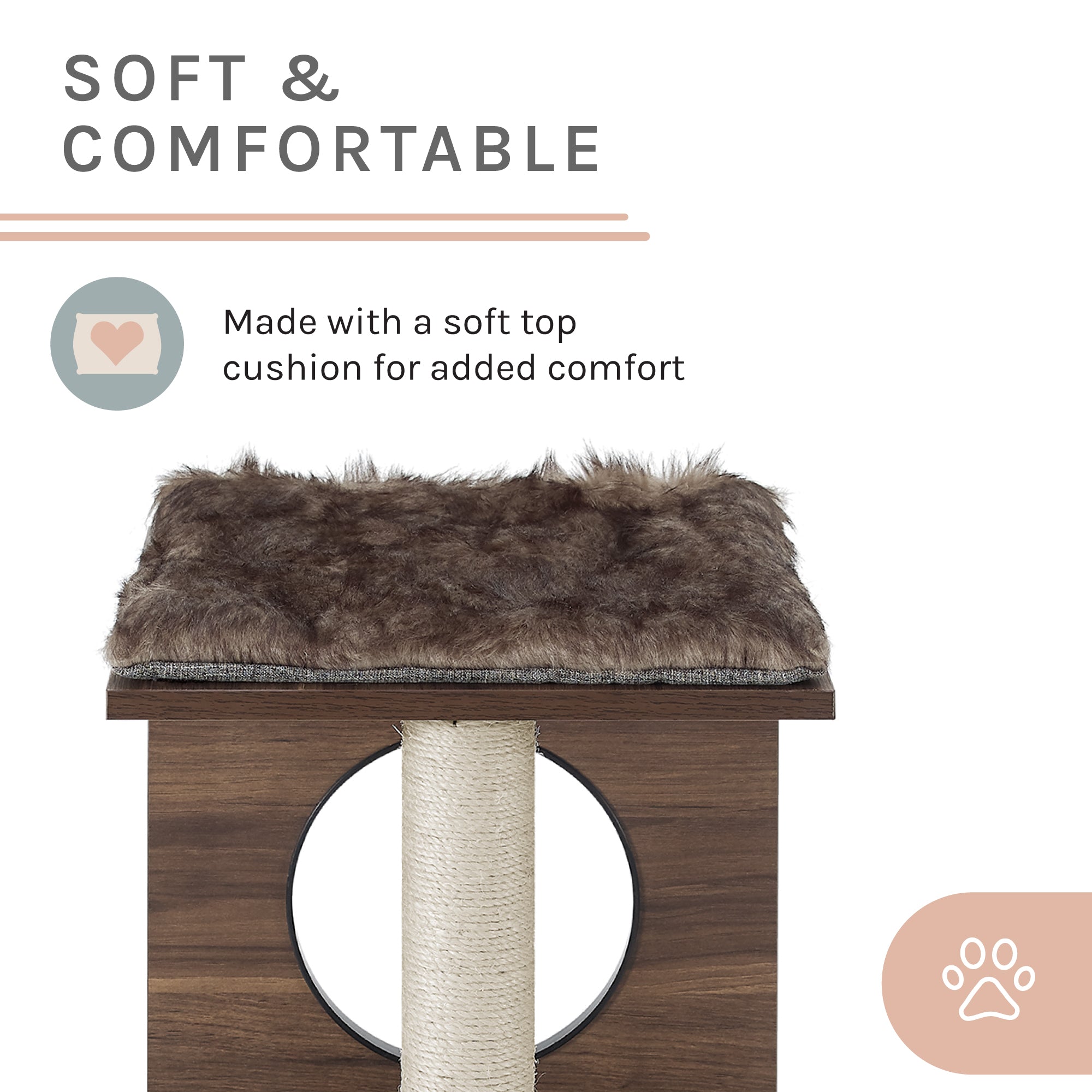 Sheree®50" Dark Brown Cat Tree