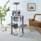 Dazzle® 59" Gray Cat Scratching Tree