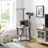 Dazzle® 47" Gray Cat Scratching Tree
