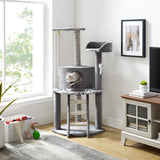 Dazzle® 47" Gray Cat Scratching Tree