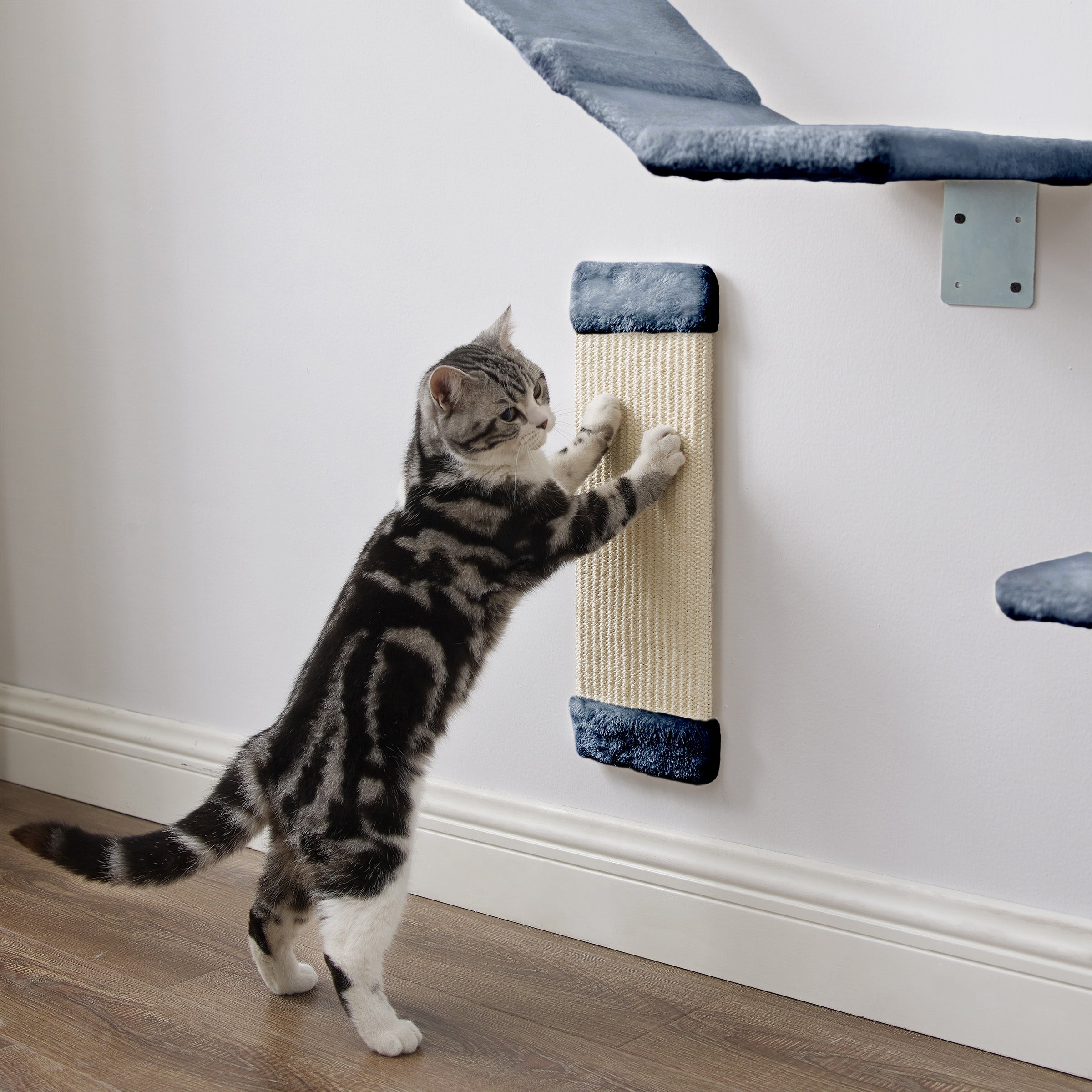 Addison Wall Climber Cat Tree in Gray