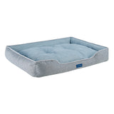 Arlo® Large Blue Plaid Dog Bed