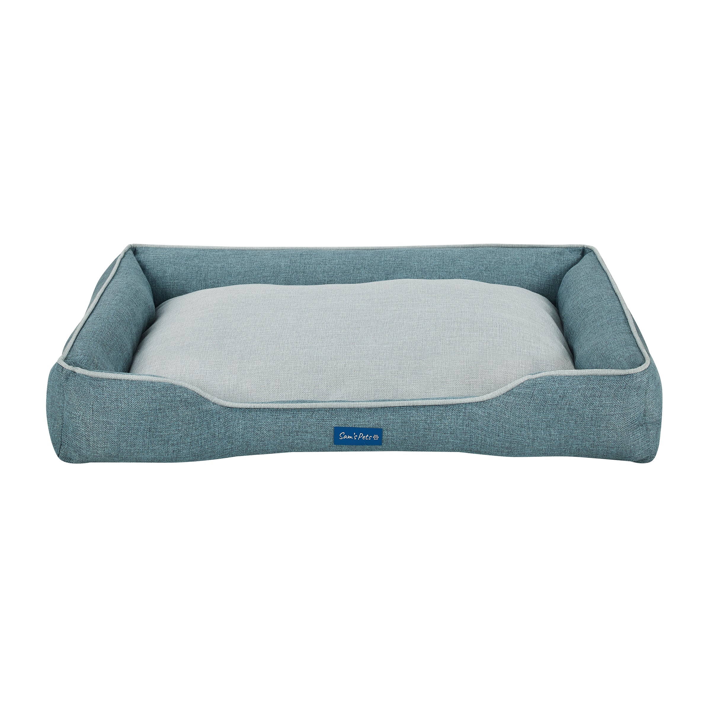 Arthur Large Teal Dog Bed