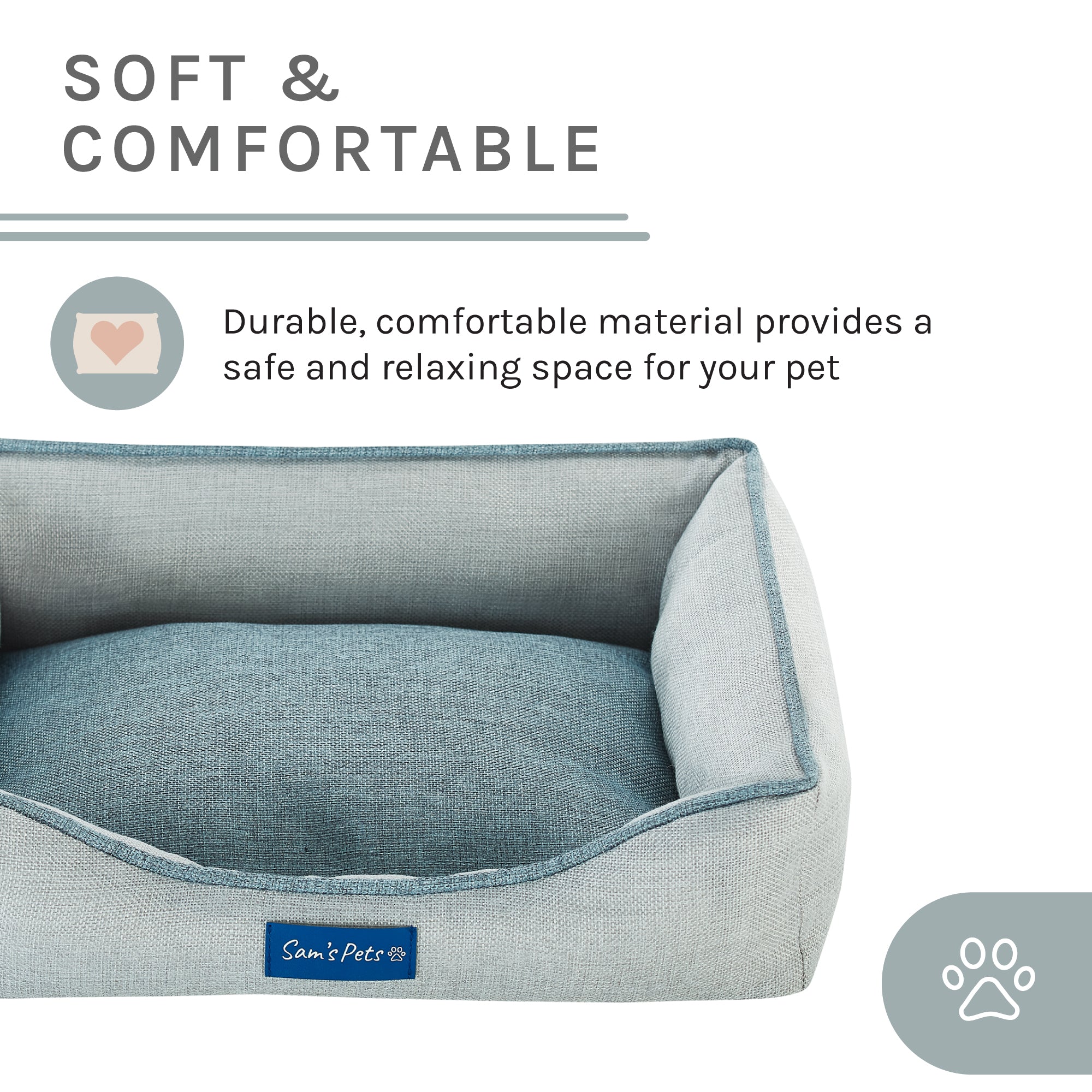 Arthur Extra Small Gray Dog Bed