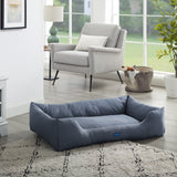 Missy® Large Navy Blue Rectangular Dog Bed