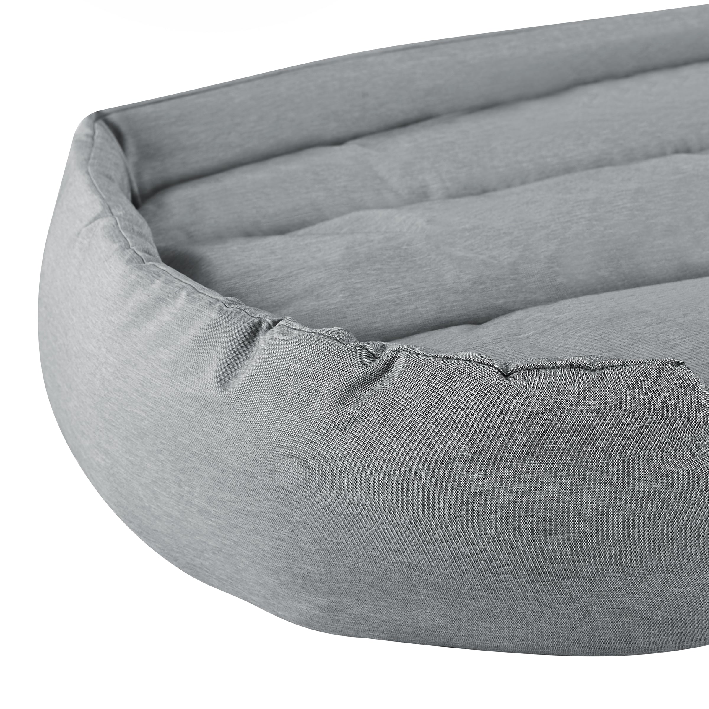 Missy® Medium Gray Round Dog Bed