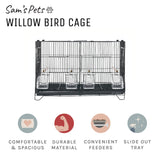 Willow 24'' Bird Cage In Black