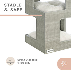 Escher Cat Tree 23.5'' In Grey