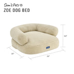 Zoe 26'' Dog Bed In Beige