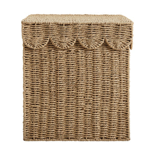 Sam's Pets Nest & Fetch 19"  Wicker Storage Chest in Natural Oak