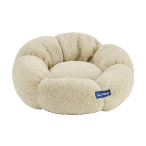 Chloe 19.68'' Cuddler Dog Bed In Beige
